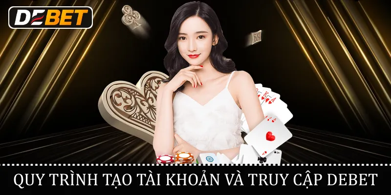 Quy trình tạo tài khoản và truy cập Debet