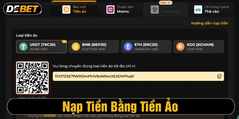 Gửi tiền bằng tiền ảo 