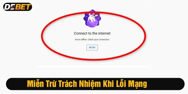 miễn trừ trách nhiệm internet lỗi