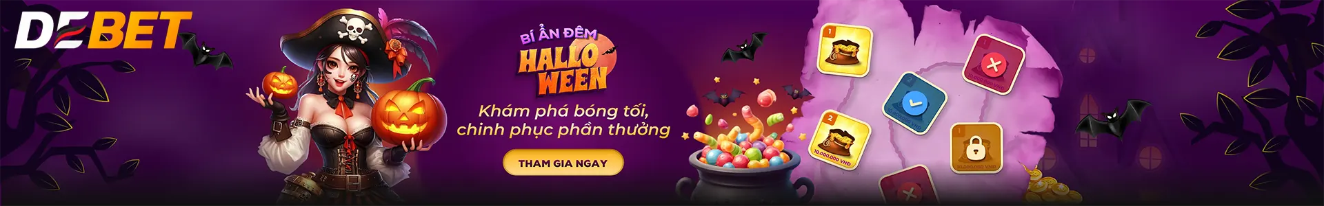 banner mini game halloween